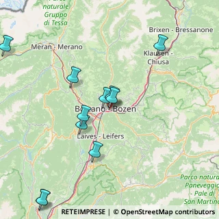 Mappa Via di Mezzo ai Piani, 39100 Bolzano BZ, Italia (17.36455)
