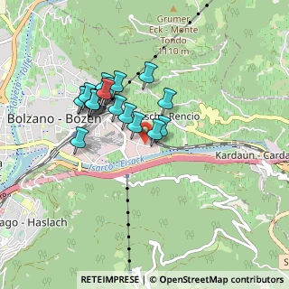 Mappa Via di Mezzo ai Piani, 39100 Bolzano BZ, Italia (0.73)