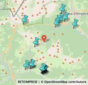 Mappa Loc. Passo Giau Pra'd, 32046 San Vito di Cadore BL, Italia (4.9555)