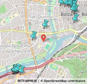 Mappa Poliambulatorio Osteo Physio Center Via Napoli 4 Pian terreno, 39100 Bolzano BZ, Italia (0.858)