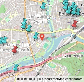 Mappa Poliambulatorio Osteo Physio Center Via Napoli 4 Pian terreno, 39100 Bolzano BZ, Italia (0.7685)