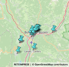 Mappa Poliambulatorio Osteo Physio Center Via Napoli 4 Pian terreno, 39100 Bolzano BZ, Italia (3.69267)