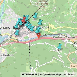 Mappa Via Innsbruck, 39100 Bolzano BZ, Italia (1.0005)