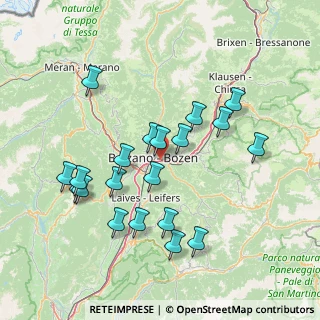 Mappa Via Innsbruck, 39100 Bolzano BZ, Italia (14.7505)