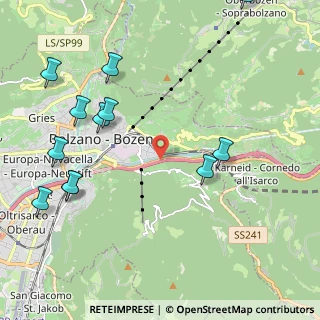 Mappa Via Innsbruck, 39100 Bolzano BZ, Italia (2.58583)