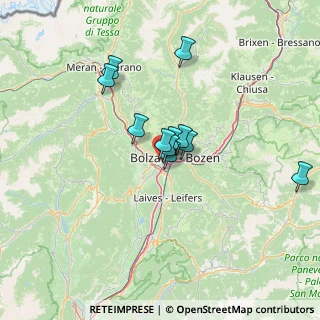 Mappa Via Gustav Mahler, 39100 Bolzano BZ, Italia (9.62818)