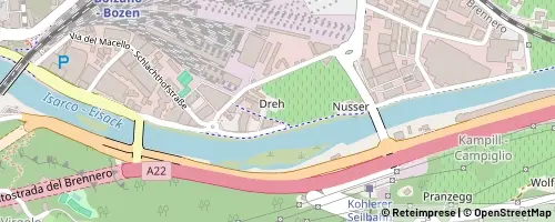 Mappa Bolzano