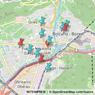 Mappa Via Firenze, 39100 Bolzano BZ, Italia (0.84909)