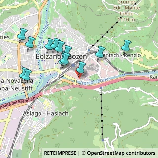 Mappa Via Josef Mayr Nusser, 39100 Bolzano BZ, Italia (1.00077)