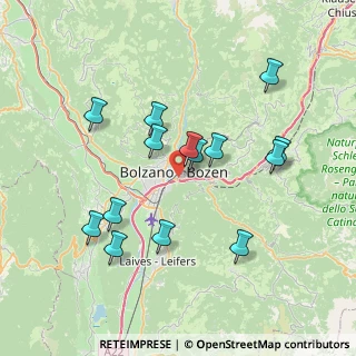 Mappa Via Josef Mayr Nusser, 39100 Bolzano BZ, Italia (7.08857)