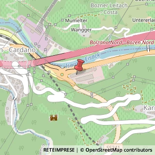 Mappa Zona produttiva Cardano, 15, 39053 Cornedo all'Isarco, Bolzano (Trentino-Alto Adige)