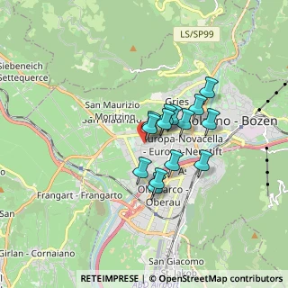 Mappa Via Gutenberg, 39100 Bolzano BZ, Italia (1.16714)