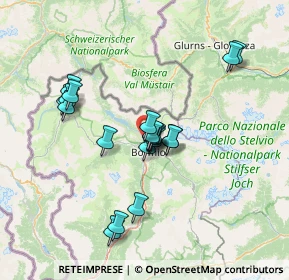 Mappa Strada del Passo dello Stelvio, 23032 Valdidentro SO, Italia (12.008)