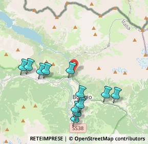 Mappa Strada del Passo dello Stelvio, 23032 Valdidentro SO, Italia (4.19333)