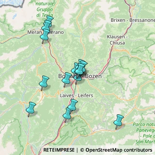 Mappa , 39100 Bolzano BZ, Italia (12.93667)
