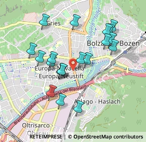 Mappa Via Roma, 39100 Bolzano BZ, Italia (0.8765)