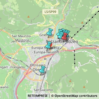 Mappa Via Roma, 39100 Bolzano BZ, Italia (1.25818)