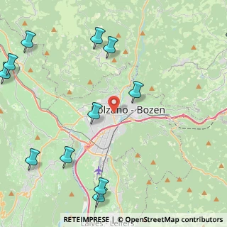 Mappa P za Cristo Re, 39100 Bolzano BZ, Italia (6.1775)