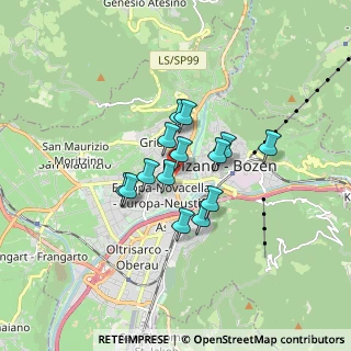Mappa P za Cristo Re, 39100 Bolzano BZ, Italia (1.11643)