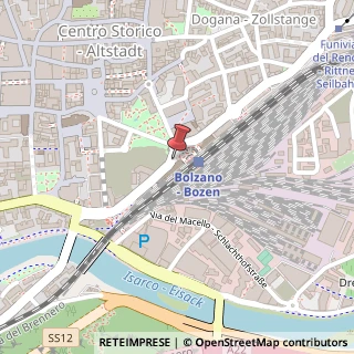 Mappa Via Garibaldi,  6, 39100 Bolzano, Bolzano (Trentino-Alto Adige)
