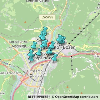 Mappa Via Zara, 39100 Bolzano BZ, Italia (1.02938)