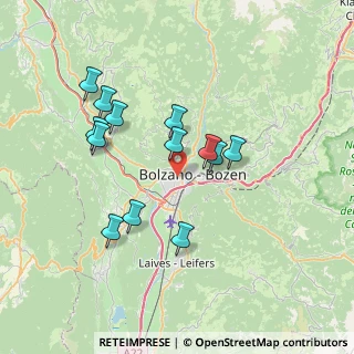 Mappa Via Michael Gaismair, 39100 Bolzano BZ, Italia (6.53154)