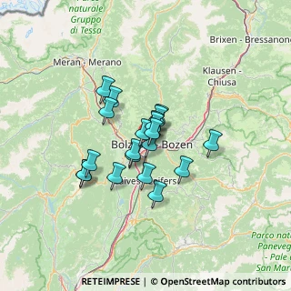 Mappa Via Michael Gaismair, 39100 Bolzano BZ, Italia (9.0575)