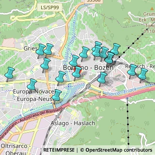 Mappa Via Giosuè Carducci, 39100 Bolzano BZ, Italia (0.917)