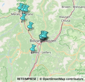 Mappa Via Guglielmo Marconi, 39100 Bolzano BZ, Italia (10.42333)