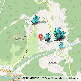 Mappa Via Bettina da Rin, 32040 Vigo di Cadore BL, Italia (0.384)