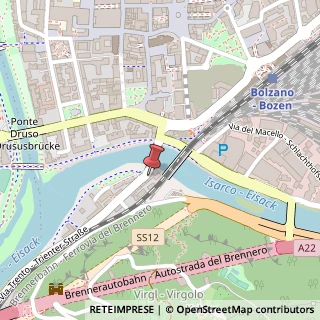 Mappa Via Trento, 2-4, 39100 Bolzano, Bolzano (Trentino-Alto Adige)
