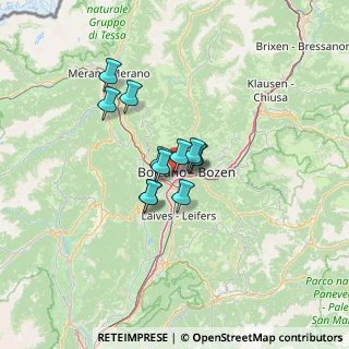 Mappa Via Anna Ruedl Zagler, 39100 Bolzano BZ, Italia (7.99917)