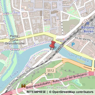 Mappa Via Trento,  11, 39100 Bolzano, Bolzano (Trentino-Alto Adige)