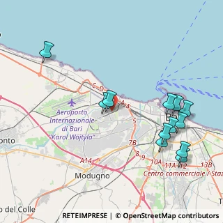 Mappa Via Antonio de Vicaris, 70132 Bari BA, Italia (4.92417)