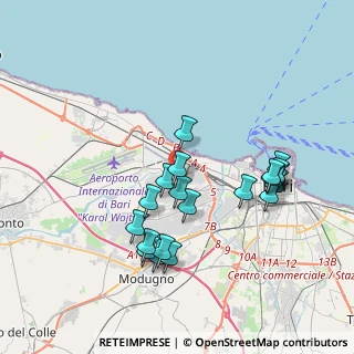 Mappa Via Antonio de Vicaris, 70132 Bari BA, Italia (3.8915)