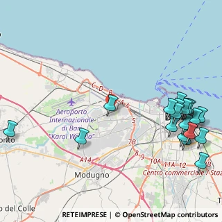 Mappa Via Antonio de Vicaris, 70132 Bari BA, Italia (6.07053)
