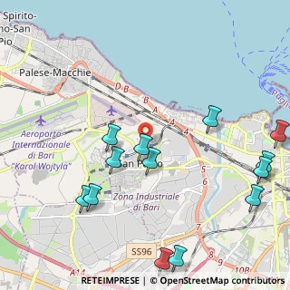 Mappa Via Antonio de Vicaris, 70132 Bari BA, Italia (2.79)