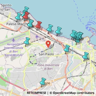 Mappa Via Antonio de Vicaris, 70132 Bari BA, Italia (2.7815)