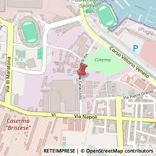 Mappa Via caracciolo ammiraglio 7, 70123 Bari, Bari (Puglia)