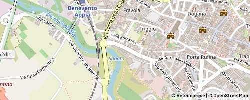 Mappa Benevento