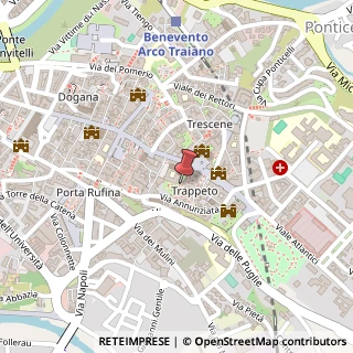 Mappa Vicolo Noce, 82100 Benevento, Benevento (Campania)
