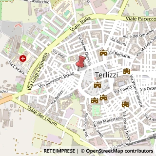 Mappa Via Giovanni Bovio, 9, 70038 Terlizzi, Bari (Puglia)