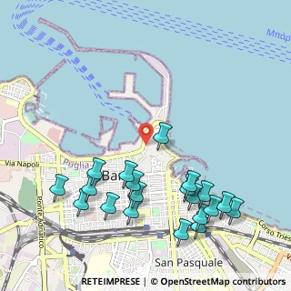Mappa Via Normanno S, 70122 Bari BA, Italia (1.3035)