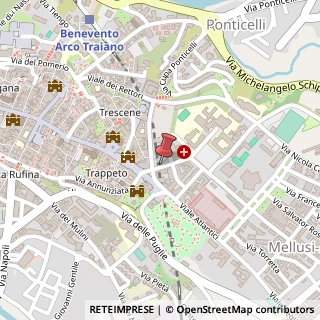Mappa Via Giovan Battista Perasso, 14, 82100 Benevento, Benevento (Campania)