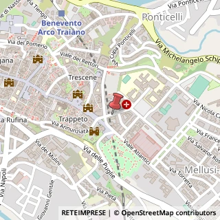 Mappa Via Giovan Battista Perasso, 18, 82100 Benevento, Benevento (Campania)
