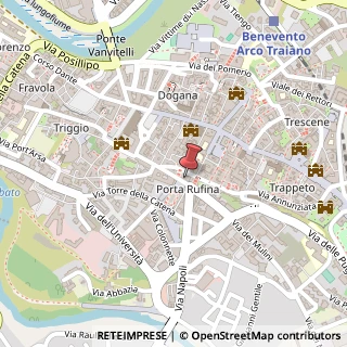 Mappa Via Gaetano Rummo, 61, 82100 Benevento, Benevento (Campania)