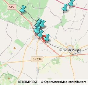 Mappa Sp 231 km 31, 70033 Corato BA, Italia (3.43727)