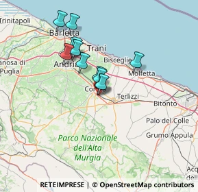 Mappa SP 231 EX SS, 70033 Corato BA, Italia (11.6125)