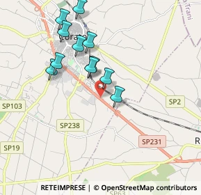 Mappa Sp 231 km 31, 70033 Corato BA, Italia (1.86)