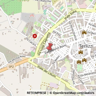 Mappa Via Giovanni Bovio, 90, 70038 Terlizzi, Bari (Puglia)